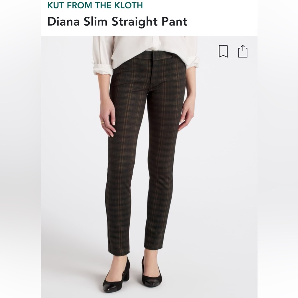 KUT FROM THE KLOTHDiana Slim Straight Pant (002)